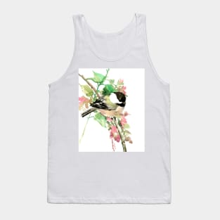 Chickadee Bird Tank Top